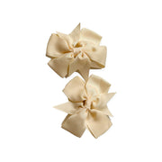 Bella 2-PK Hair Bow - Natural