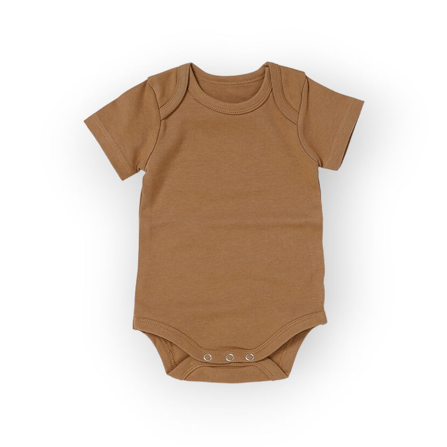 Bella short sleeved body - Brown