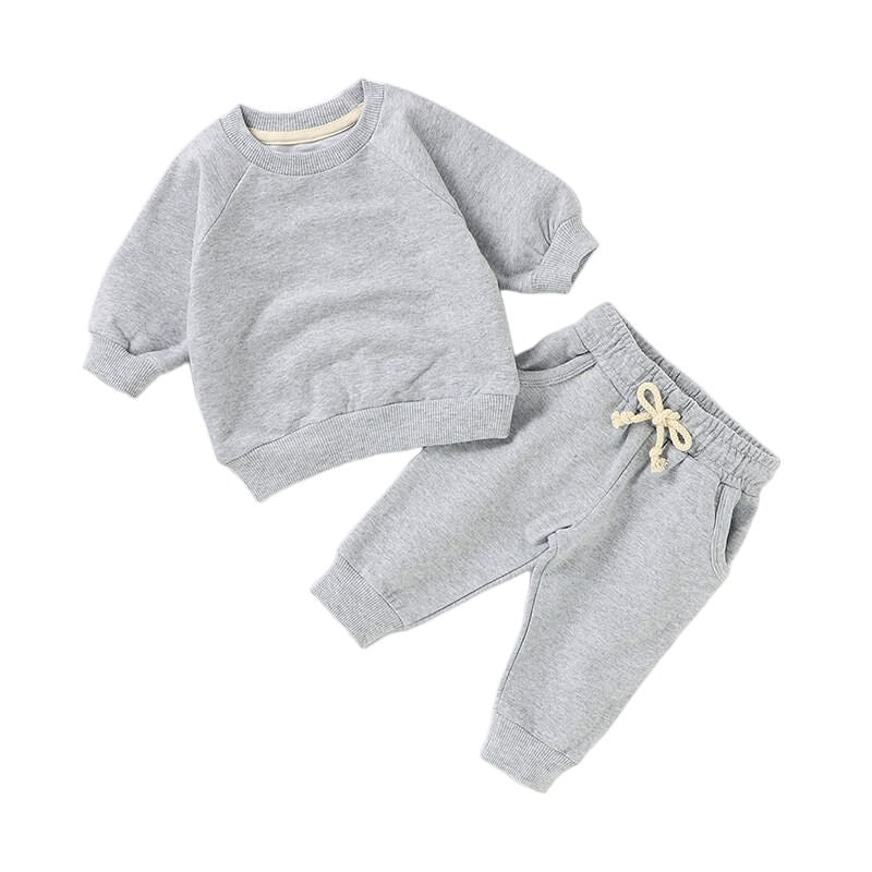 Bella french terry jogging set - Grey