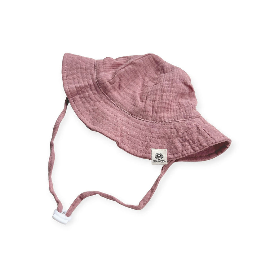 Bella sun hat - Dusty pink