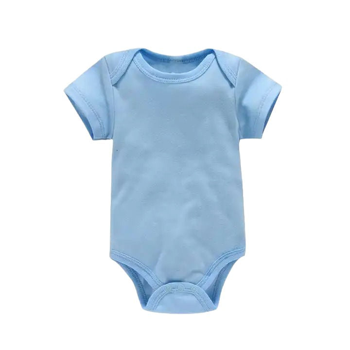 Bella short sleeve bodysuit - light blue