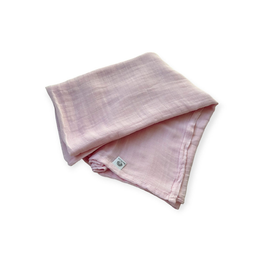 Bella muslin blanket - Light pink