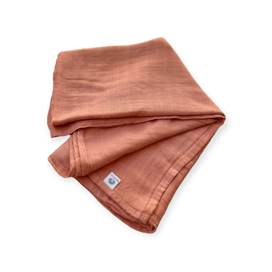 Bella muslin blanket - Orange