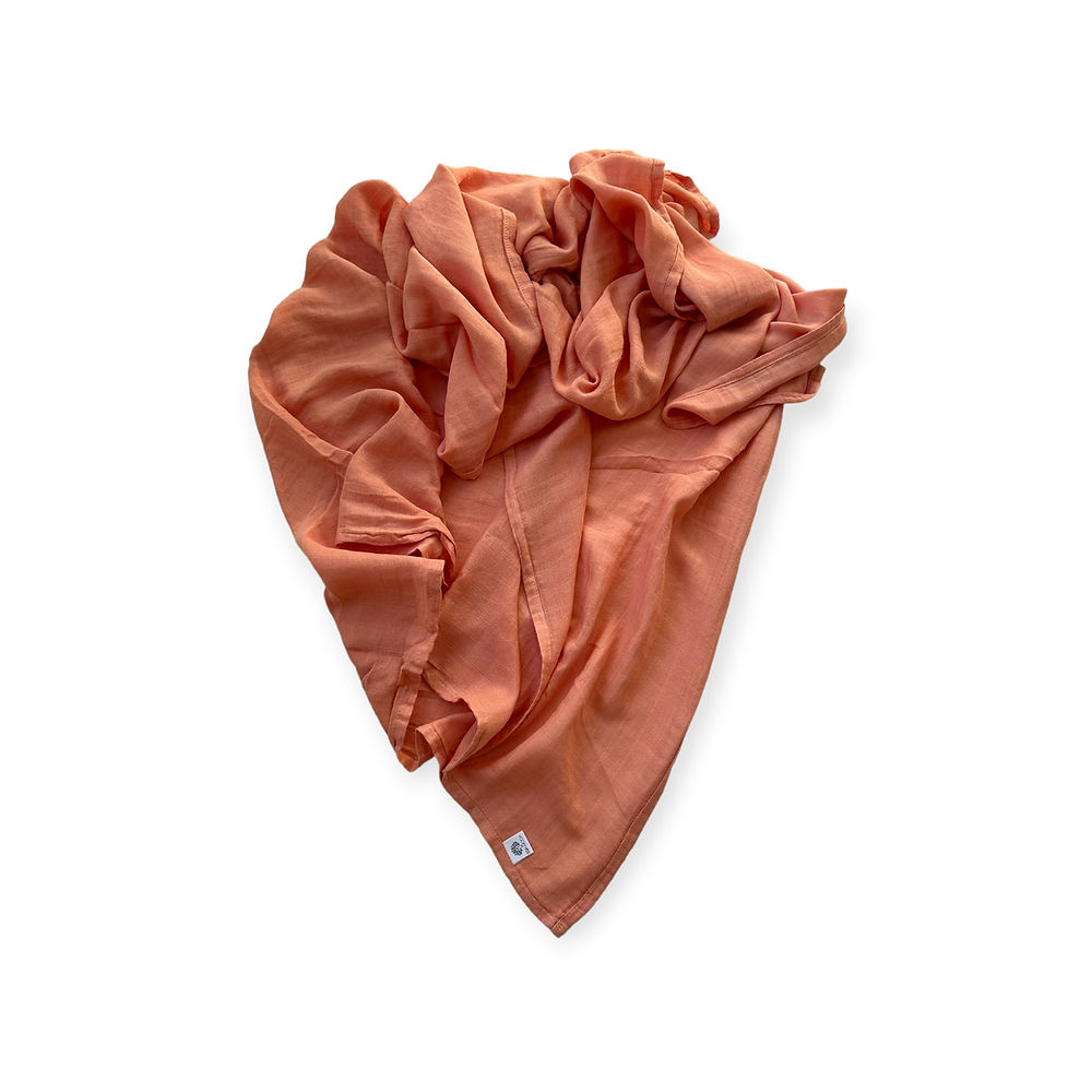 Bella muslin blanket - Orange