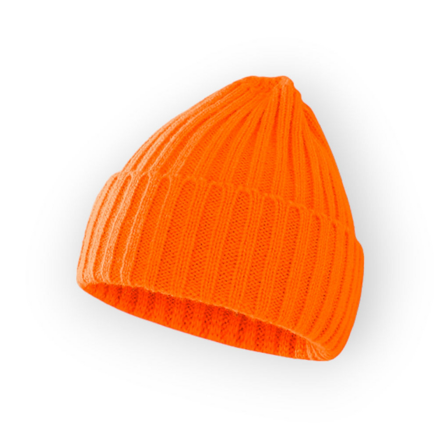 Bella ribbed hat - Orange