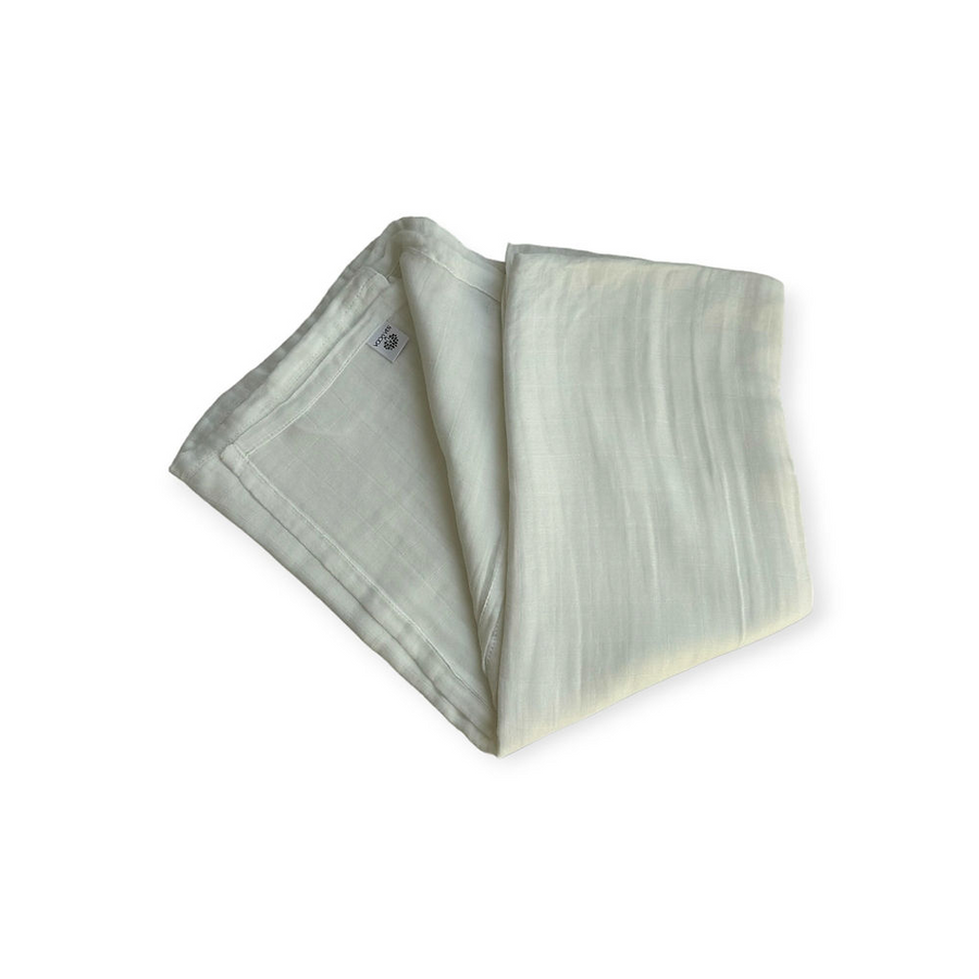 Bella muslin blanket - White