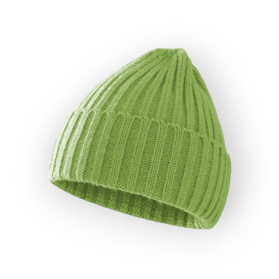 Bella ribbed hat - Green