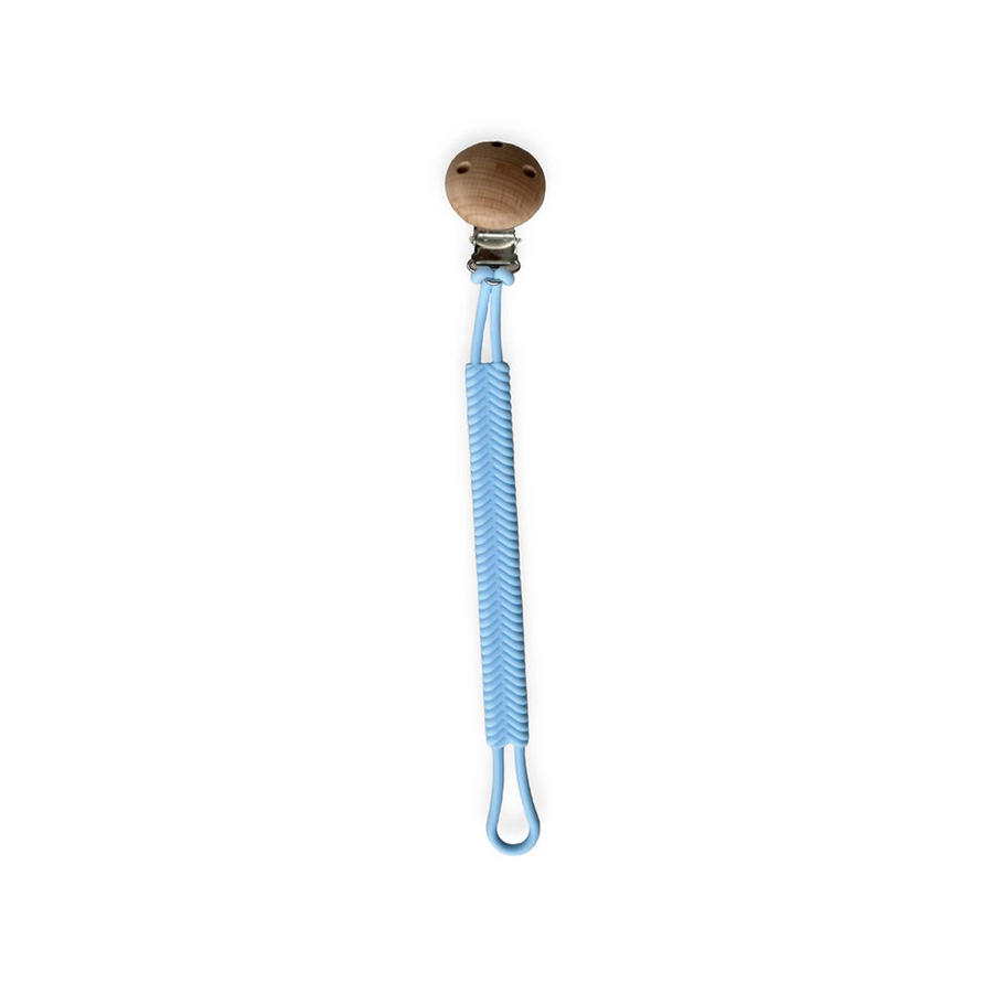 Bella Silicone Pacifier Chain - Light Blue