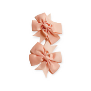 Bella 2-PK hair bow - Light pink