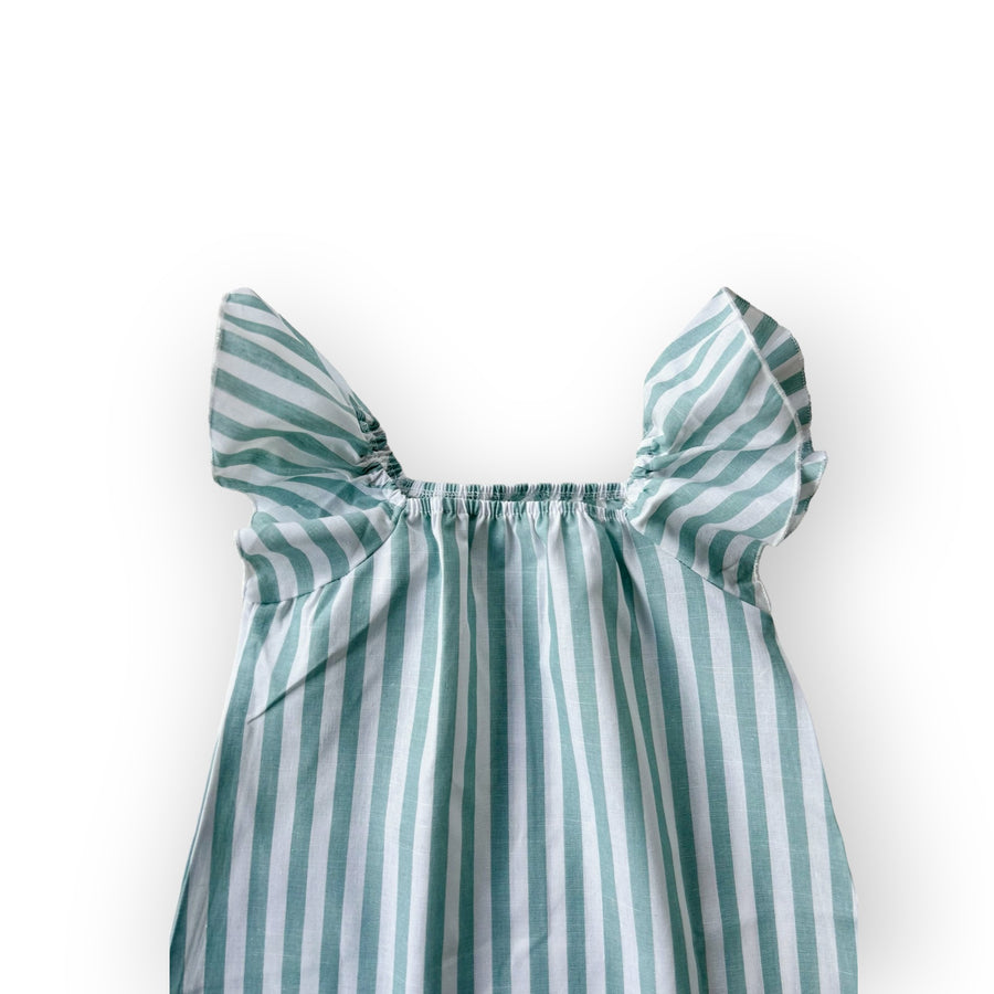 Bella Stripe dress - Mint green