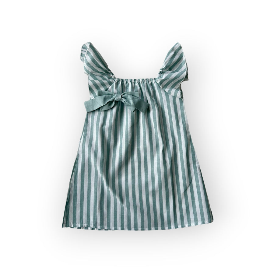 Bella Stripe dress - Mint green