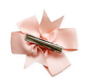 Bella 2-PK hair bow - Light pink